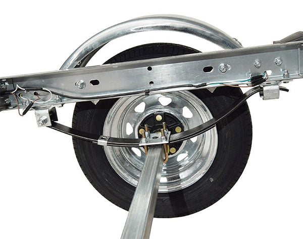MicroSport™ LowBed™ Trailer w/Tier, Spare, 2 sets SaddleUp™, Cargo Box, Rod Tube