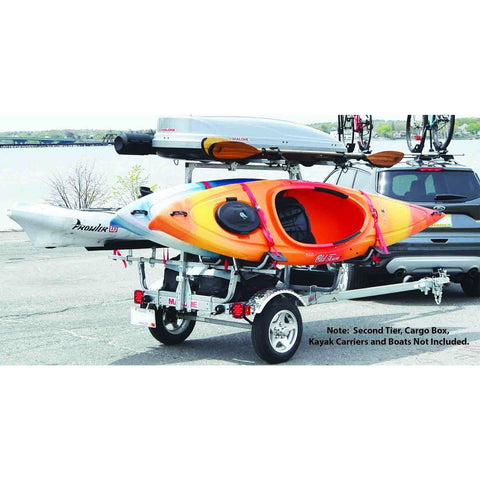MicroSport™XT Trailer with Aluminum Wheels, Aluminum Fenders and Retractable Tongue Kit
