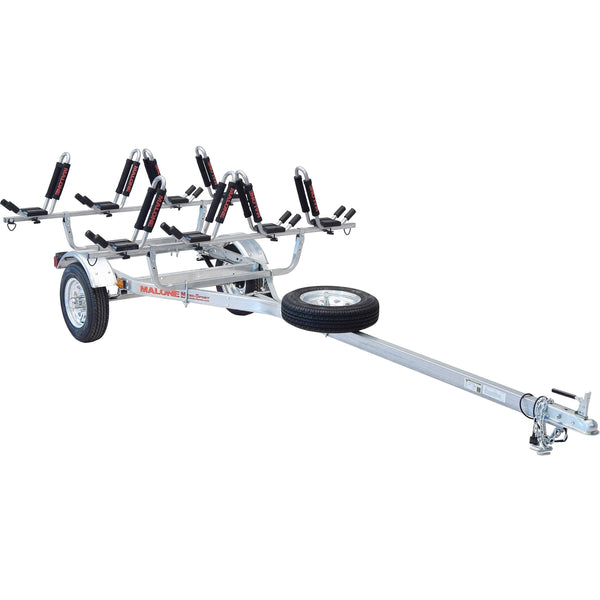 MicroSport™ 4 Kayak Trailer Package (4 Sets J-Racks, Spare Tire)