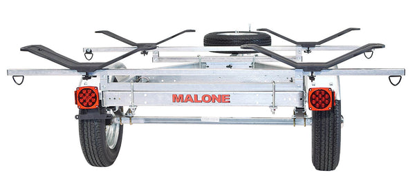 MicroSport™ LowBed™ 2 Kayak Trailer Package (2 Sets MegaWings™ & Spare Tire)