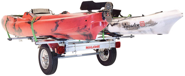 MicroSport™ LowBed™ 2 Kayak Trailer Package (2 Sets MegaWings™ & Spare Tire)