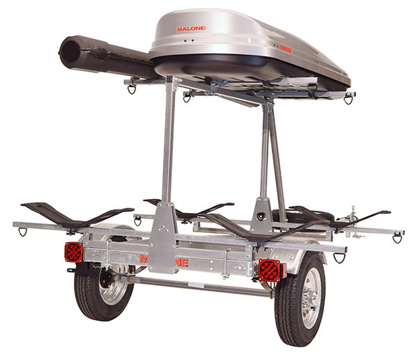MicroSport™ LowBed™ Trailer w/Tier, Spare, 2 sets MegaWings™, Cargo Box, Rod Tube
