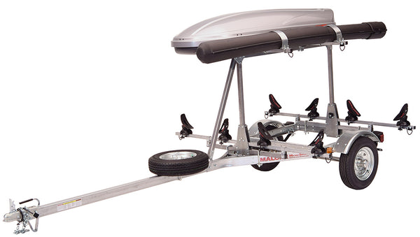 MicroSport™ LowBed™ Trailer w/Tier, Spare, 2 sets SaddleUp™, Cargo Box, Rod Tube